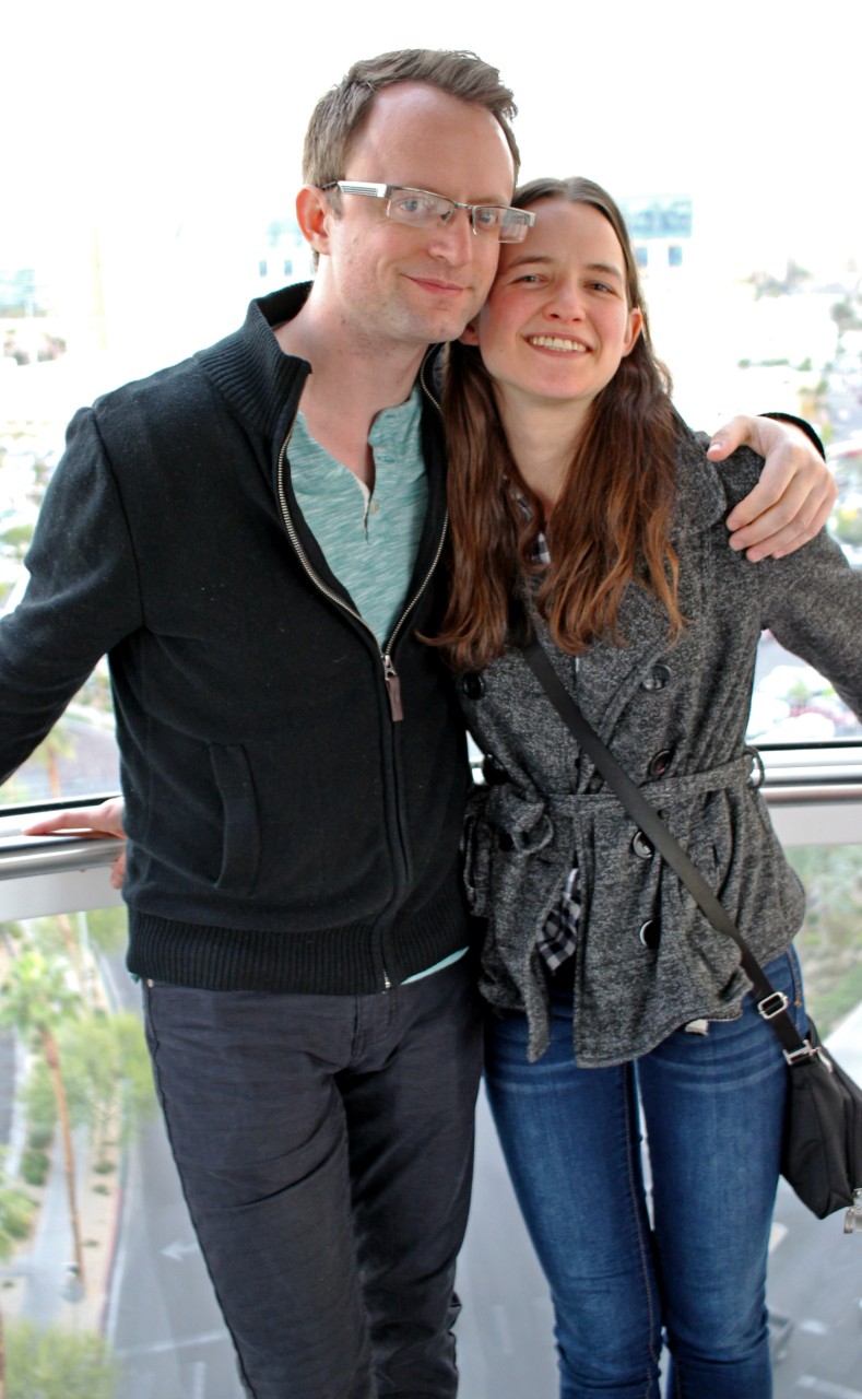 Jen and Dave the High Roller ferris wheel in Vegas. Everyone was on this trip. Not pictured: Bud, Carolyn, Clay, Josh, Diane, Nabs, Alex, Jay, and Becky. By Jay Curtis.