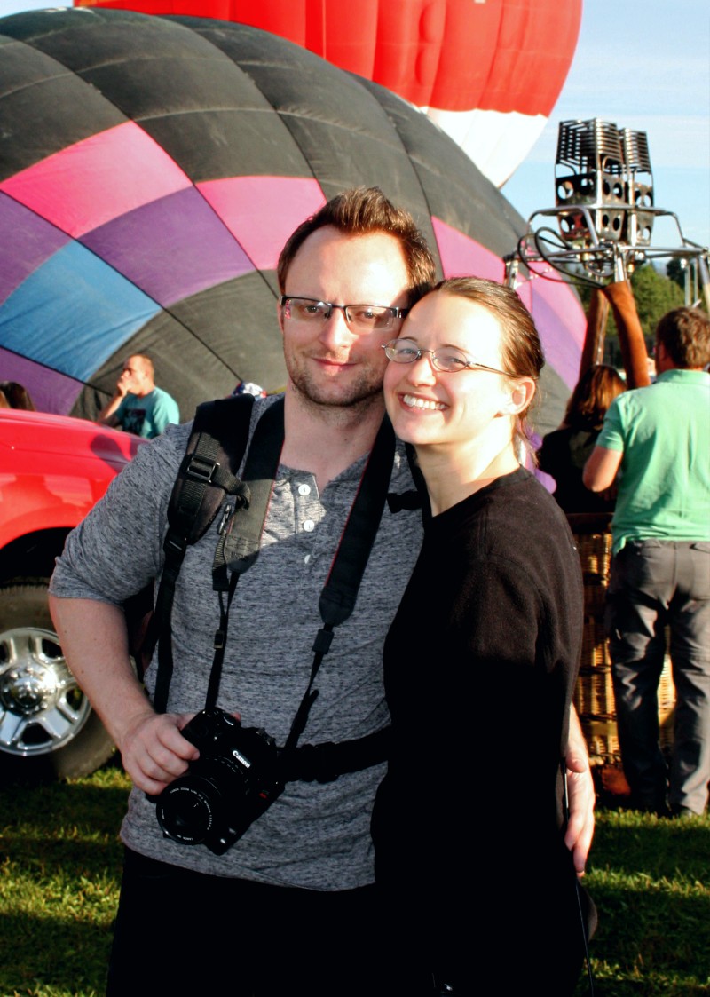 Jen and Dave at the Colorado Balloon Classic in Colorado Springs. By Jay Curtis.